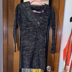 Cozy Knit Sweater  with Button Detail